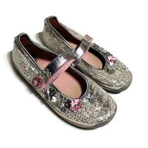 Stride Rite girls sparkly Mary Jane shoes